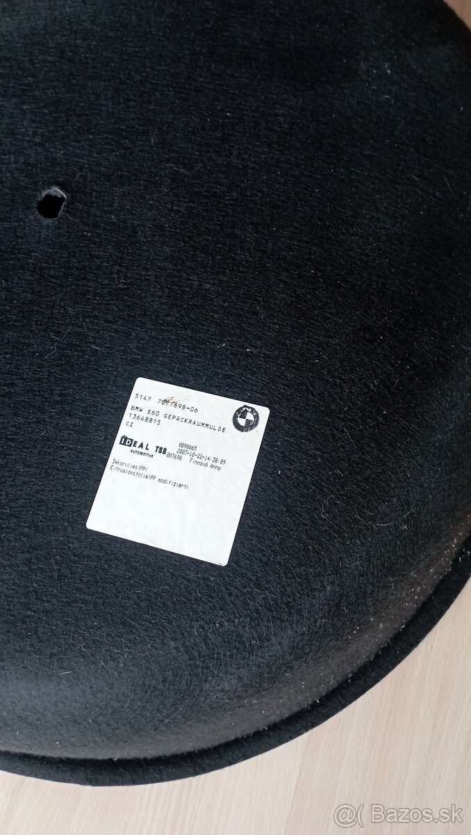 Kryt rezervy, plato Bmw originál - 3