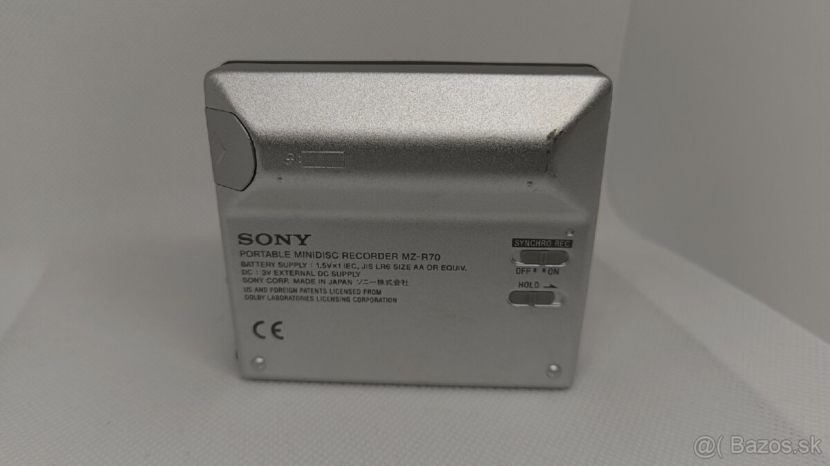 Sony MD walkman MZ-R70 MiniDisc s original príslušenstvom - 3