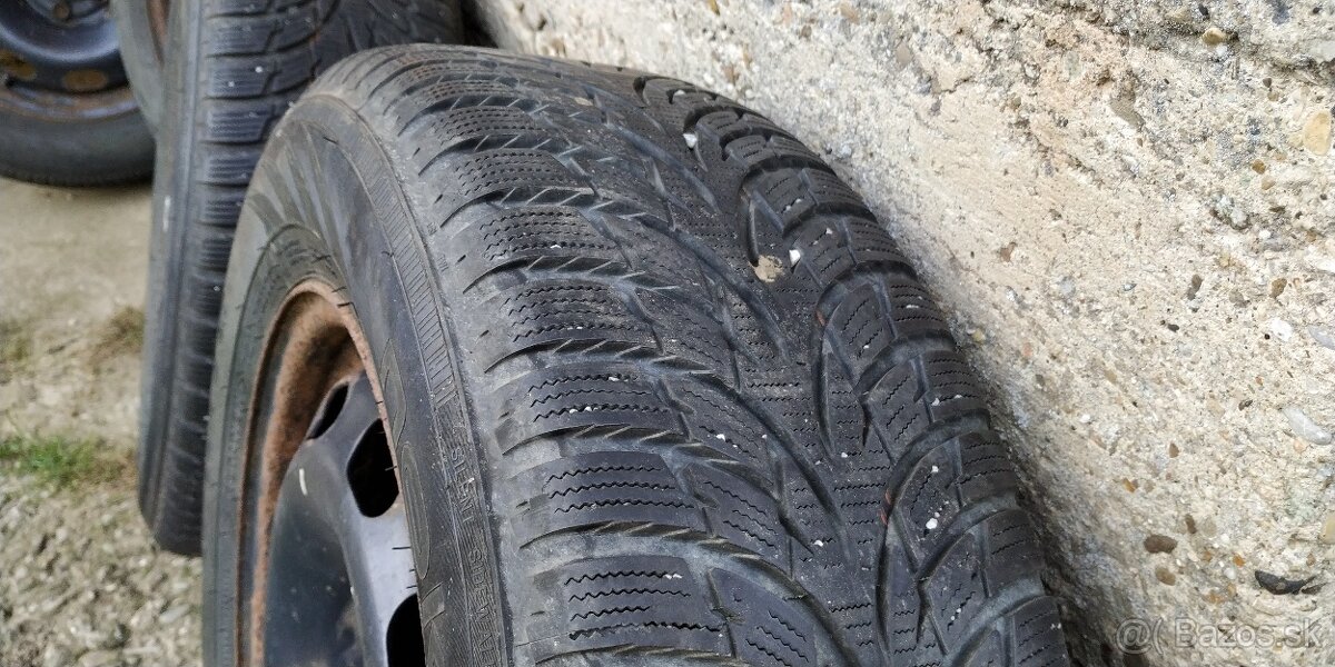 Zimná sada Nokian 195/65 R15 na diskoch VW 5x100 - 3