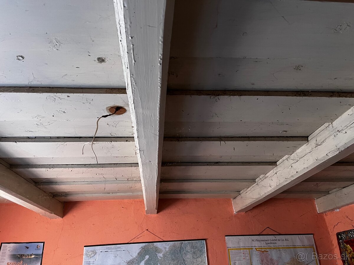 Pôvodný tramový strop - 3