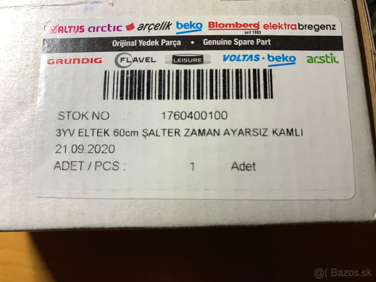 Trojcestný rozdeľovací ventil do umývačky BEKO 1760400100 - 3