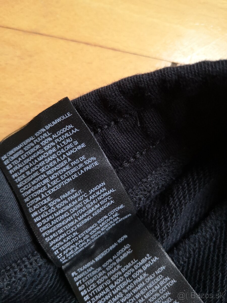 Tepláky čierne H&M veľkosť M - 3