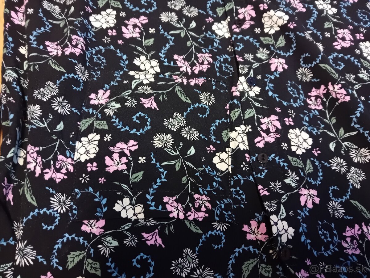 Dámska kvietkovaná blúzka - 3
