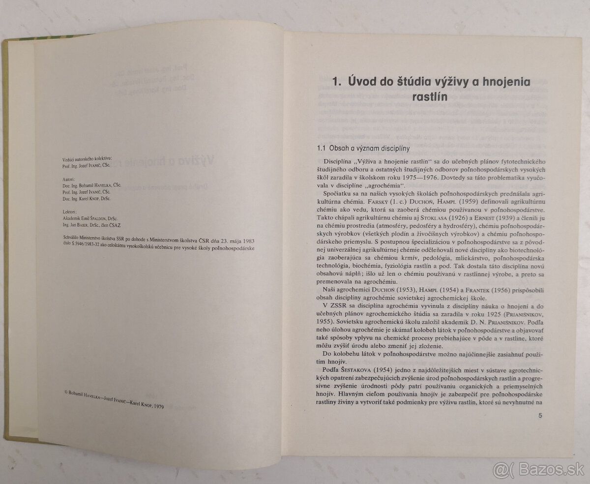 Výživa a hnojenie rastlín - 3