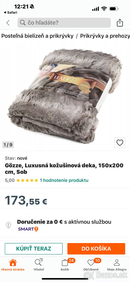 Luxusna kozusinova deka gozze - 3