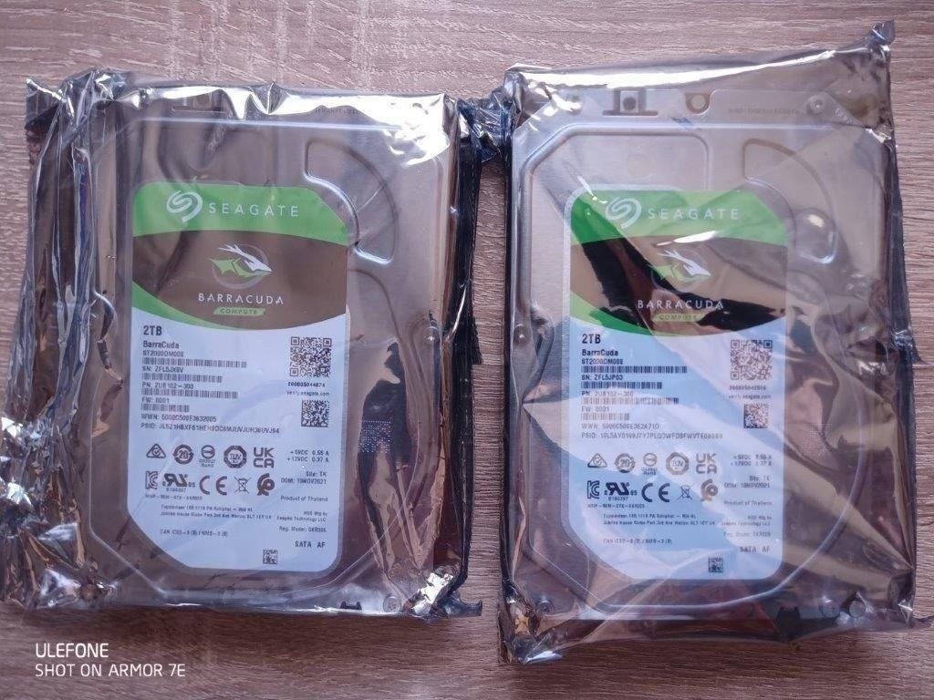 8/ 6/ 4/ 2 TB Seagate Barracuda, Nepoužitý - Fólia - Záruka - 3