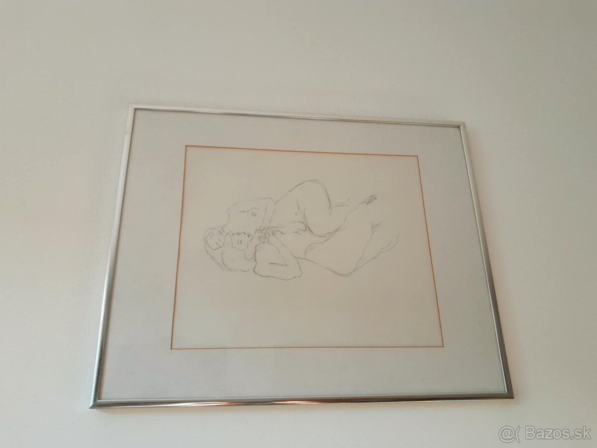 Kresba na výkres - Umelecké dielo - Doris - nahé ženy - akt - 3