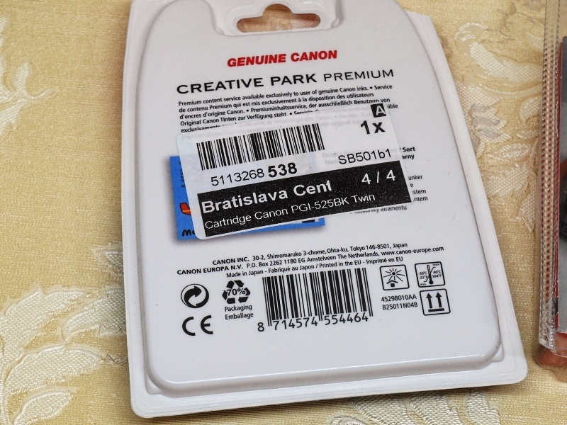 Canon PGI-525BK čierna - originál - 3