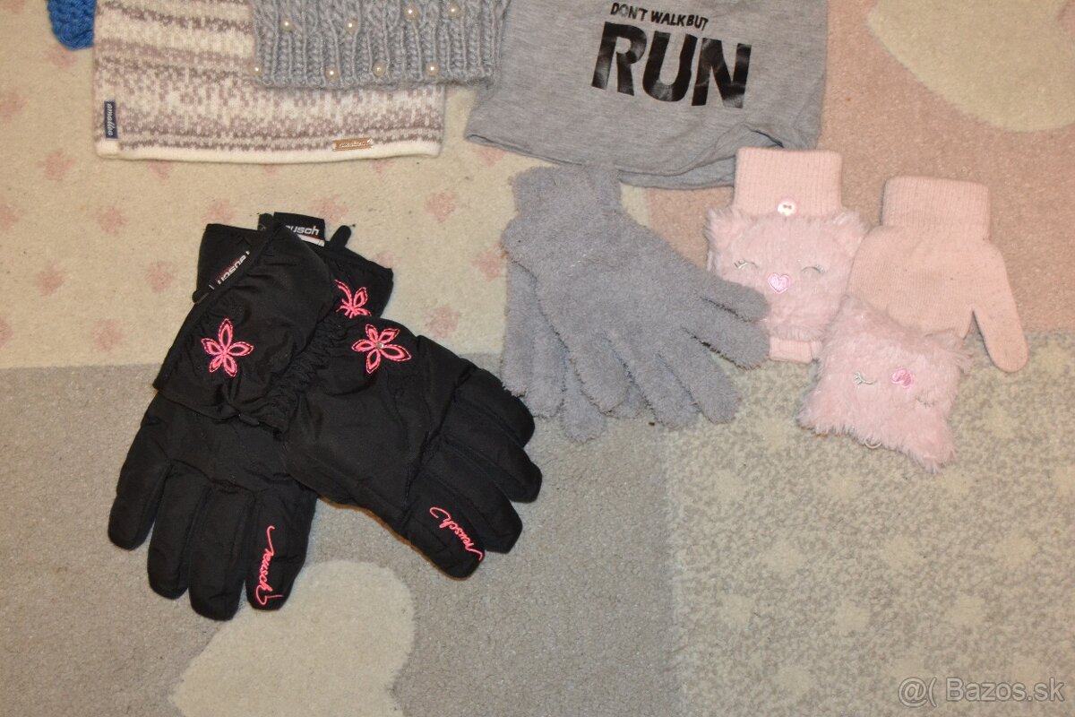 Čiapky, nákrčník a rukavice 8ks - 3