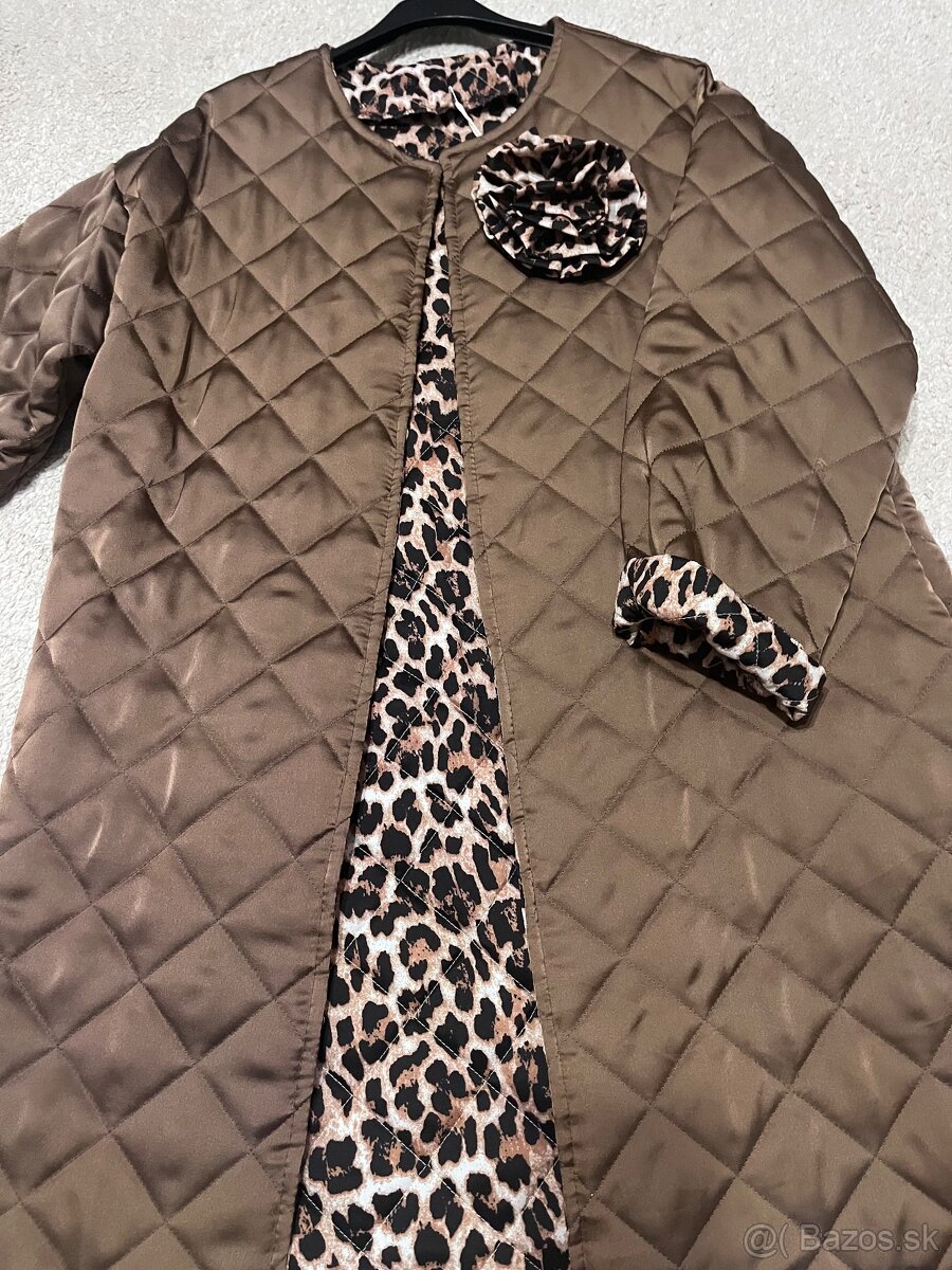 Dlhý prešívaný kabát - 3