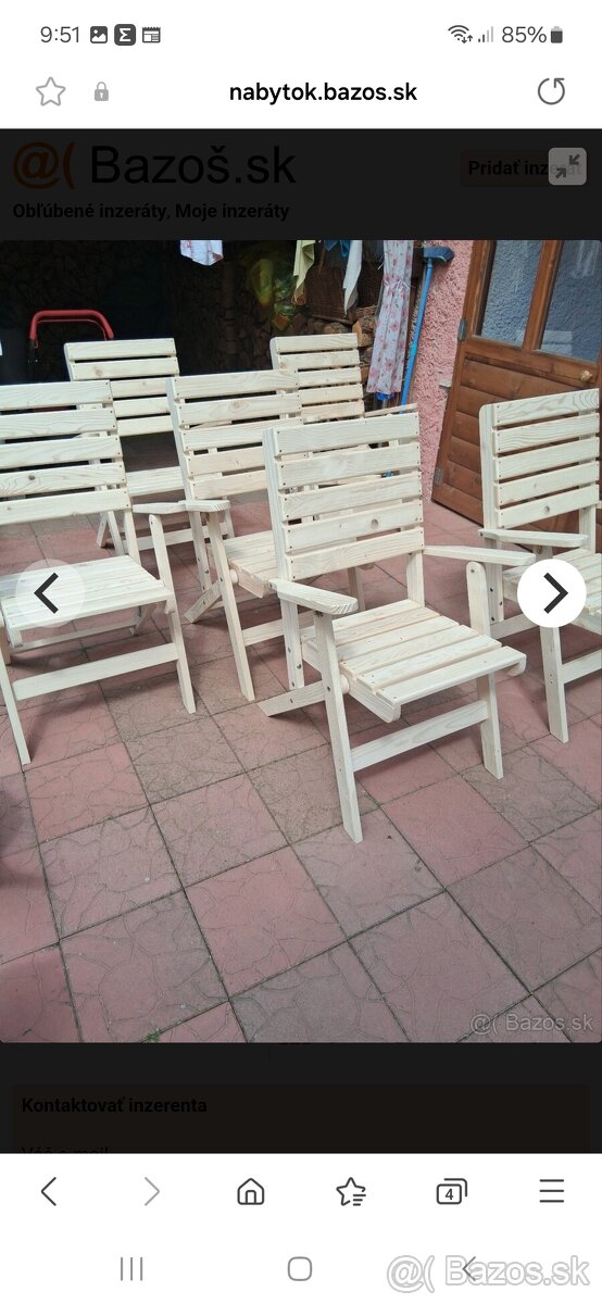 Skladacie zahradne stolicky - 3