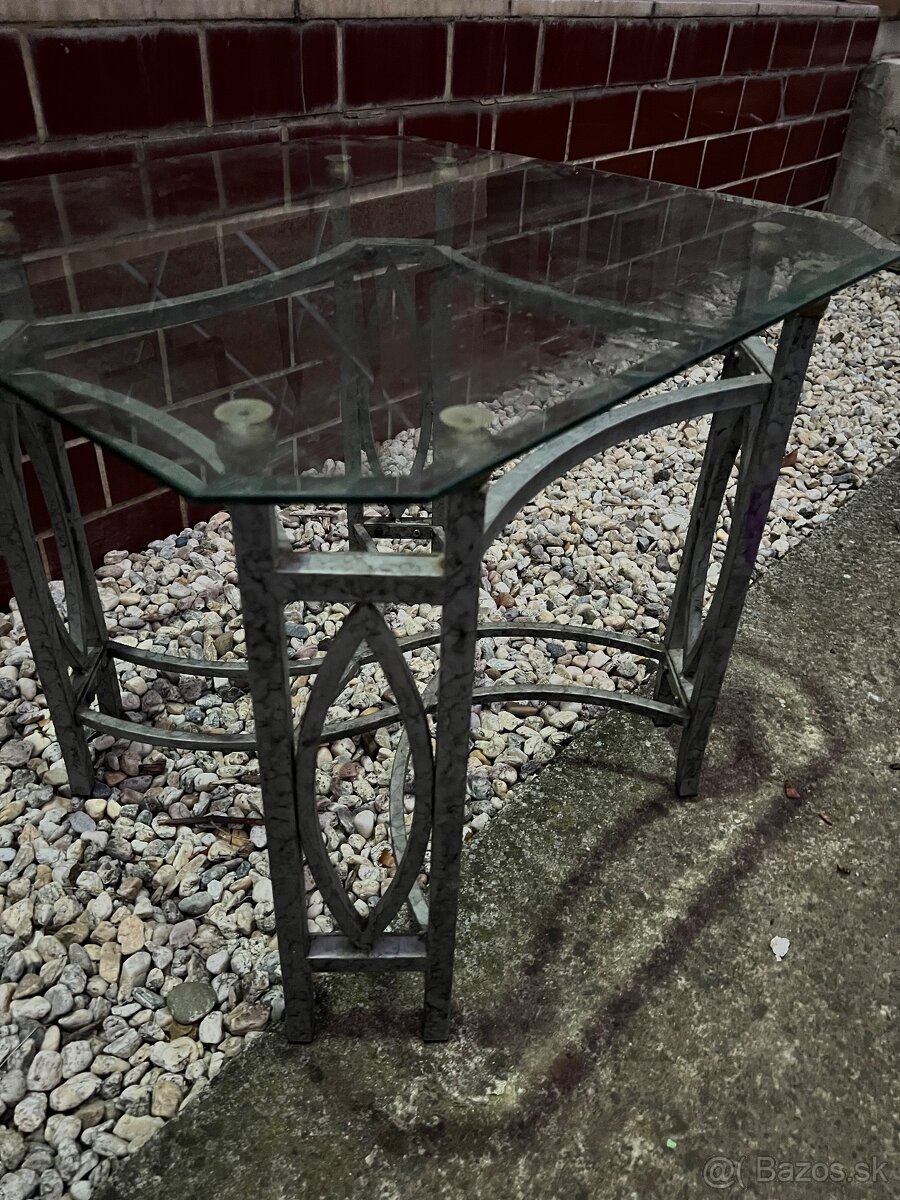 Sklenený stolík - 3