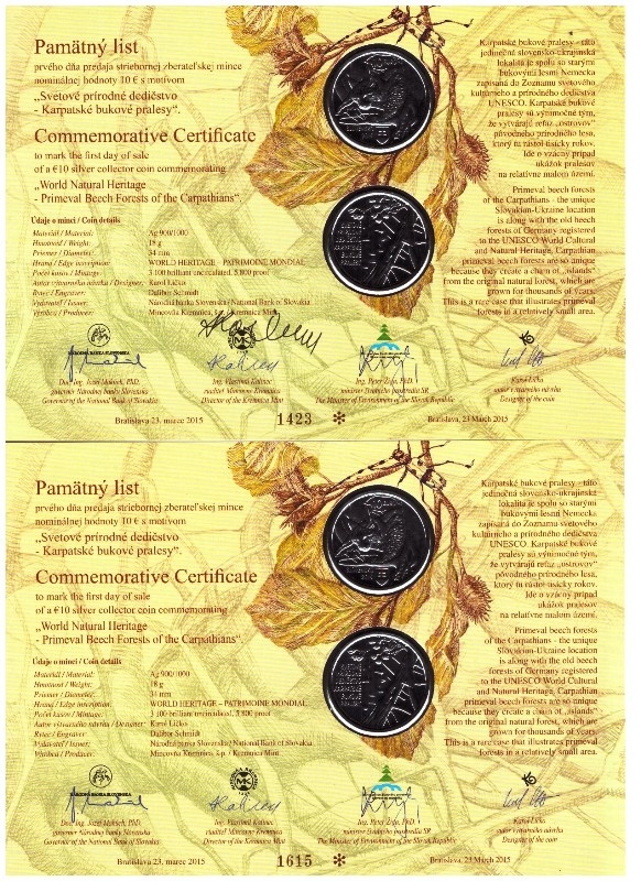 Pamätné listy+autorská karta - 3