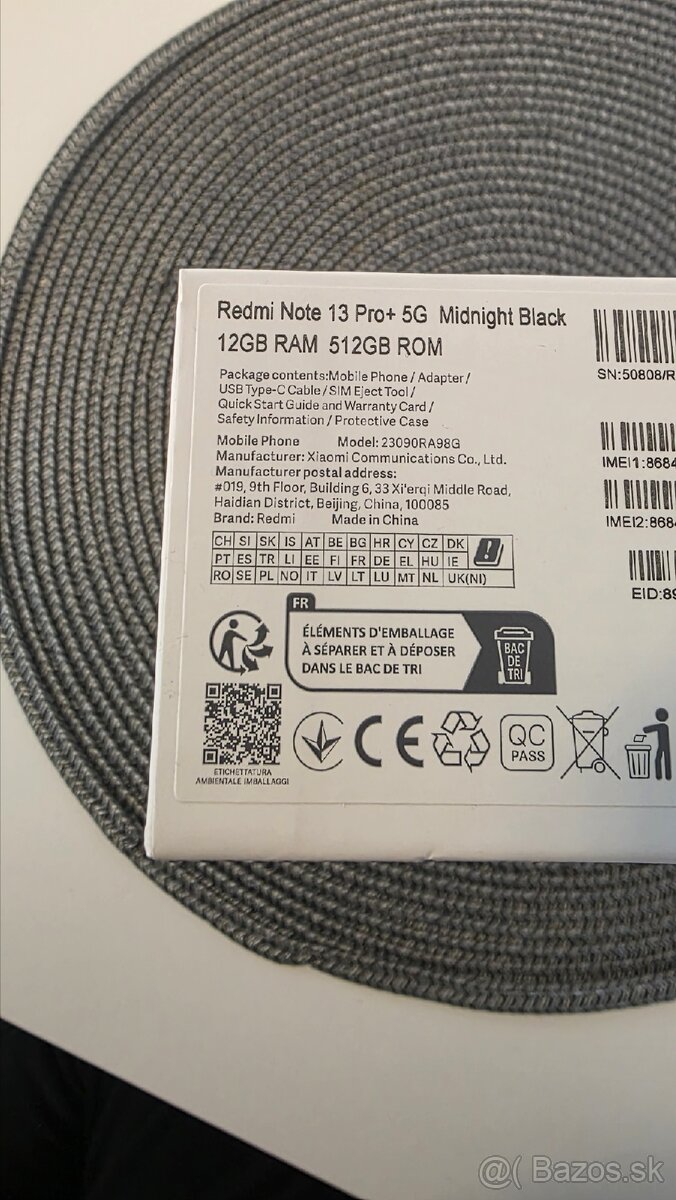 Xiaomi redmi note 13 Pro plus 12/512 Midnight Black 5G - 3