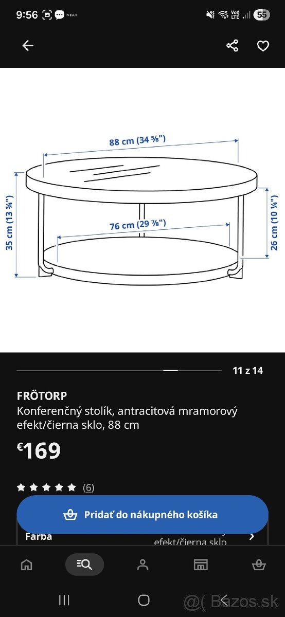 Stolík FROTORP - 3