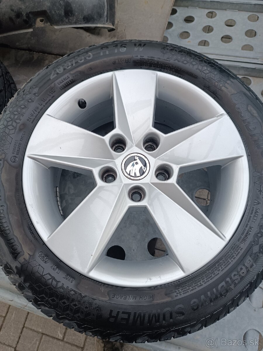 Predám disky škoda Octavia 3 5x112r16 - 3