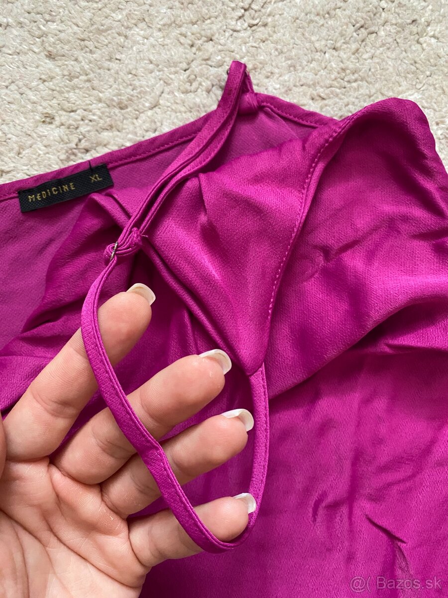 Magenta top na ramienka - 3