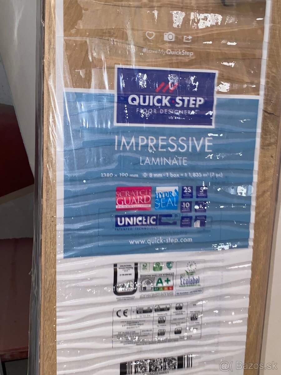 Laminátová podlaha QUICK-STEP IMPRESSIVE DUB ŠEDÝ 8mm - 3