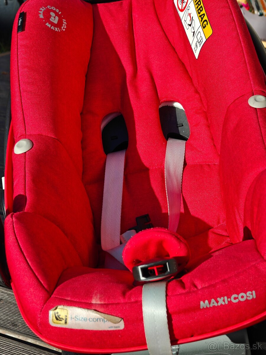 Maxi Cosi Pebble červená + Isofix - 3