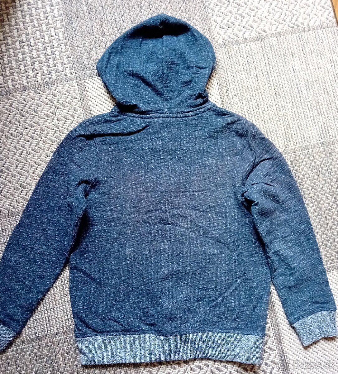 Detská mikina 146–152, s kapucňou, zachovalá - 3