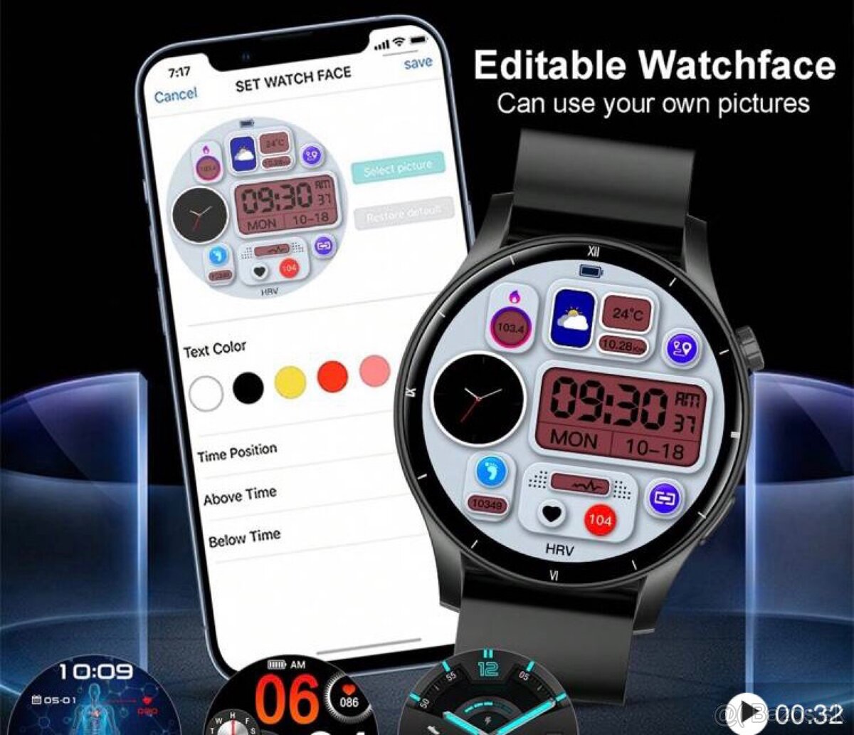 predam smart inteligentne hodinky nove nepouzite v krabici - 3