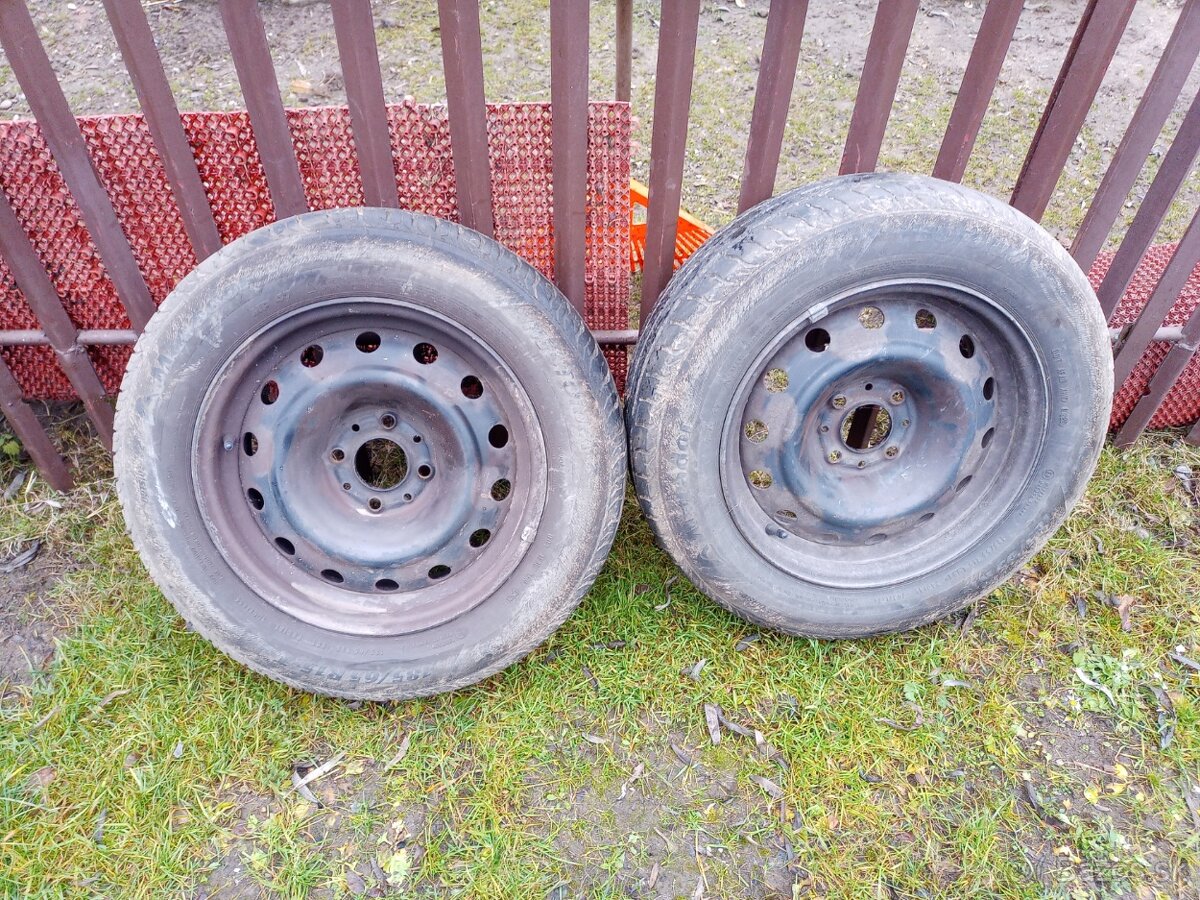 Plechové disky s pneu 185/65 R15 - 3