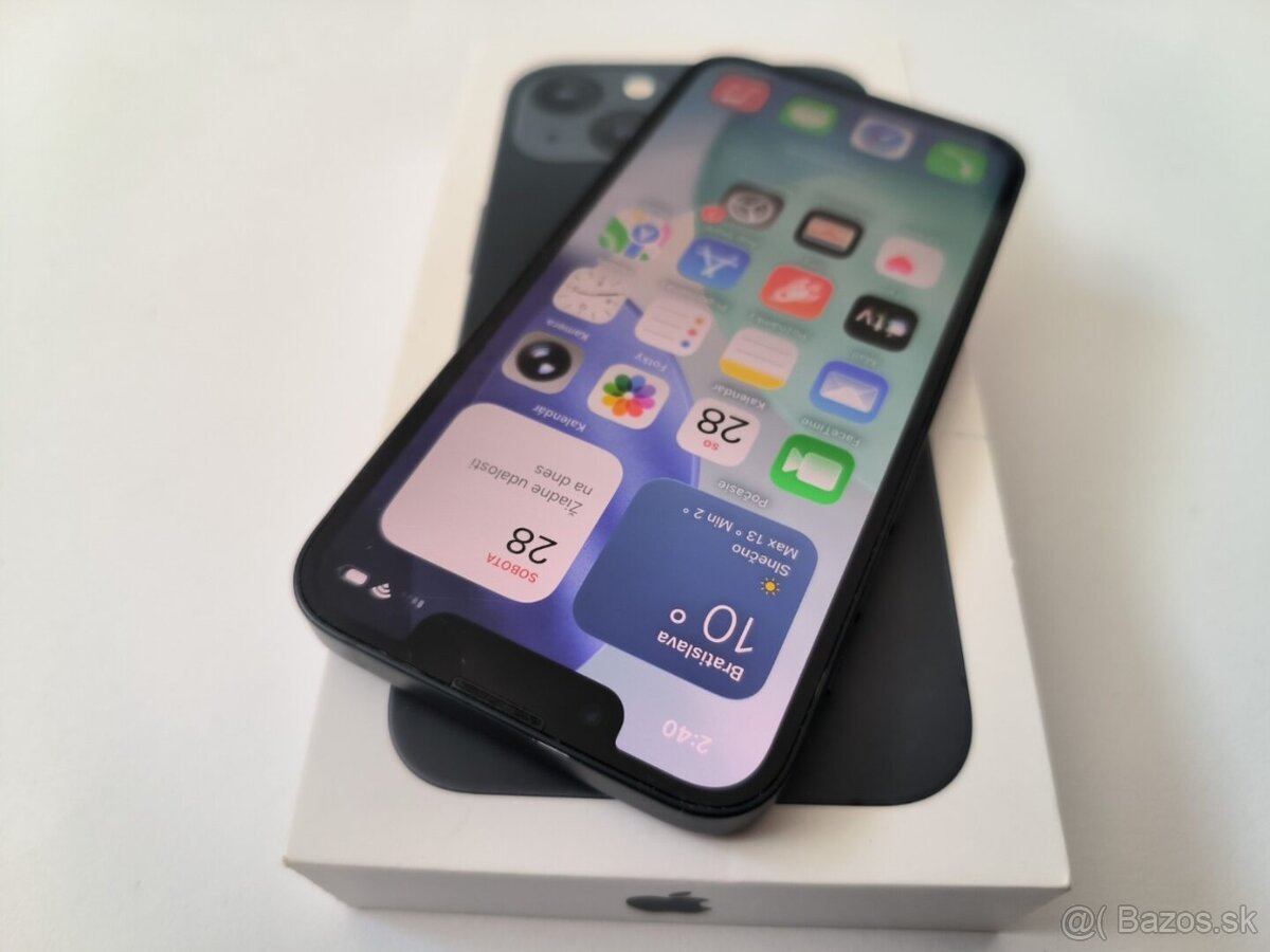 apple iphone 13 mini 128gb Midnight / Batéria 100% - 3