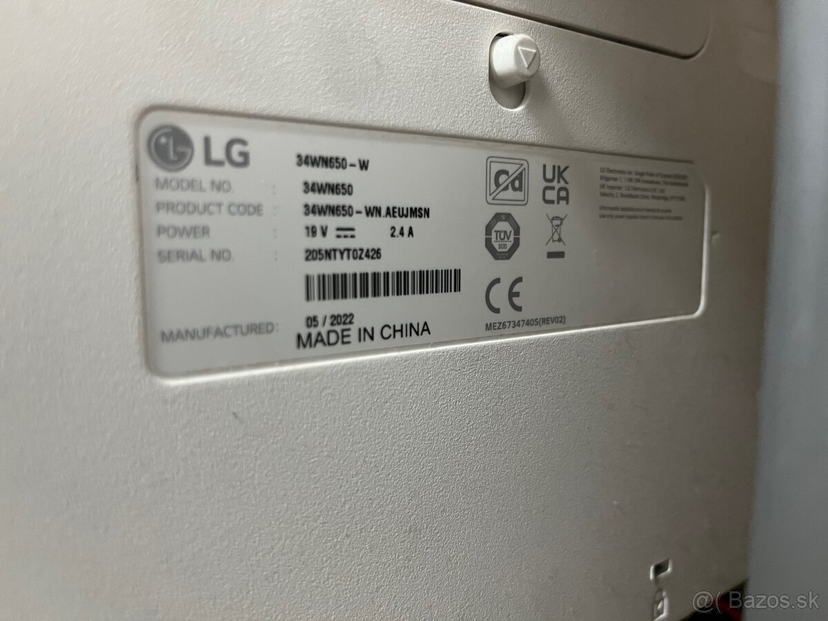 LG 34WN650-W s uhlopriečkou 34 - 3
