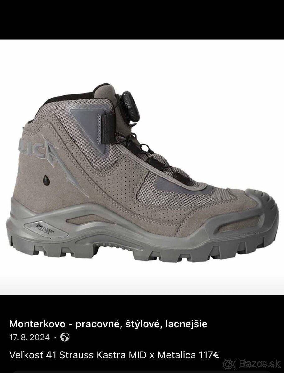 Veľkosť 41, MIX, kvalitné pracovné topánky, TOP - 3