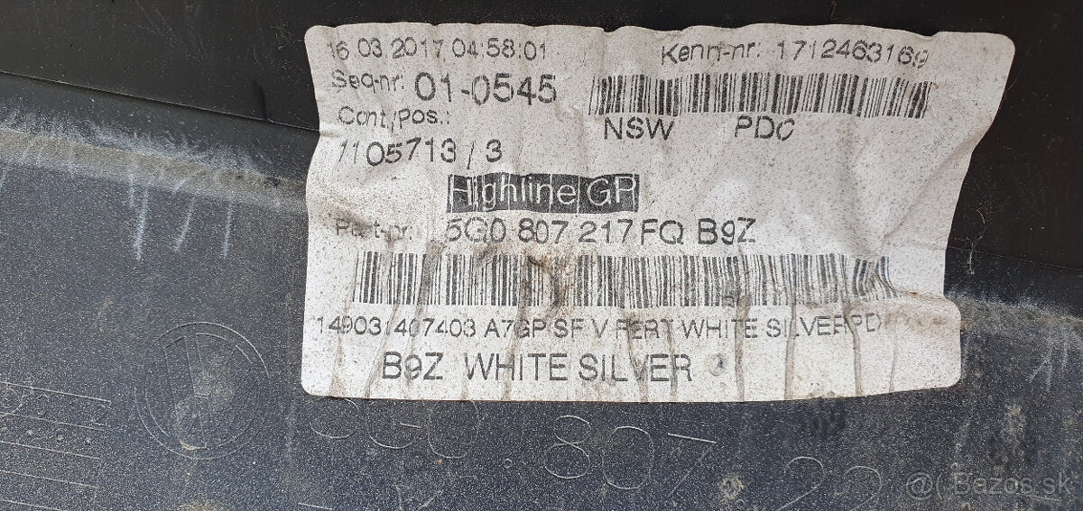 predný nárazník golf VII lift - 3