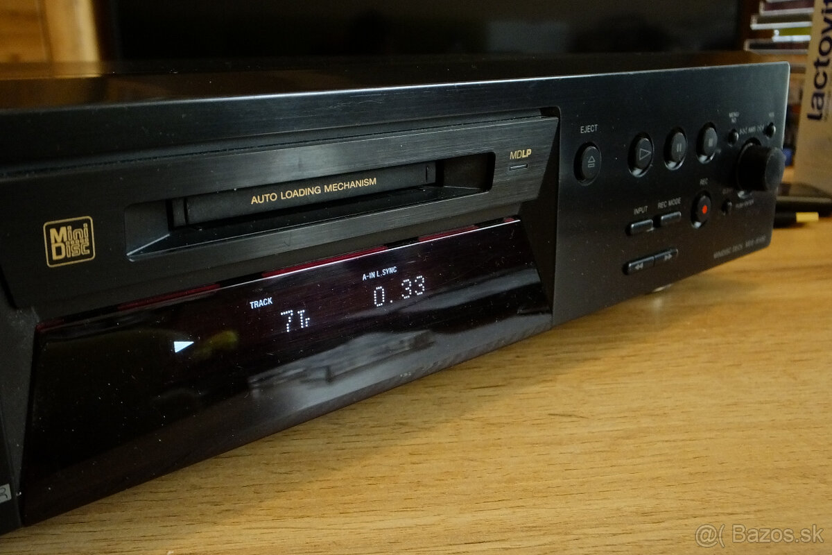 Minidisc SONY MDS-JE 480 čierny - 3
