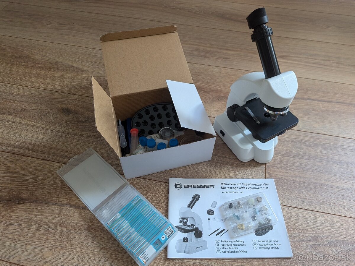 Mikroskop s experimentálnym setom - 3