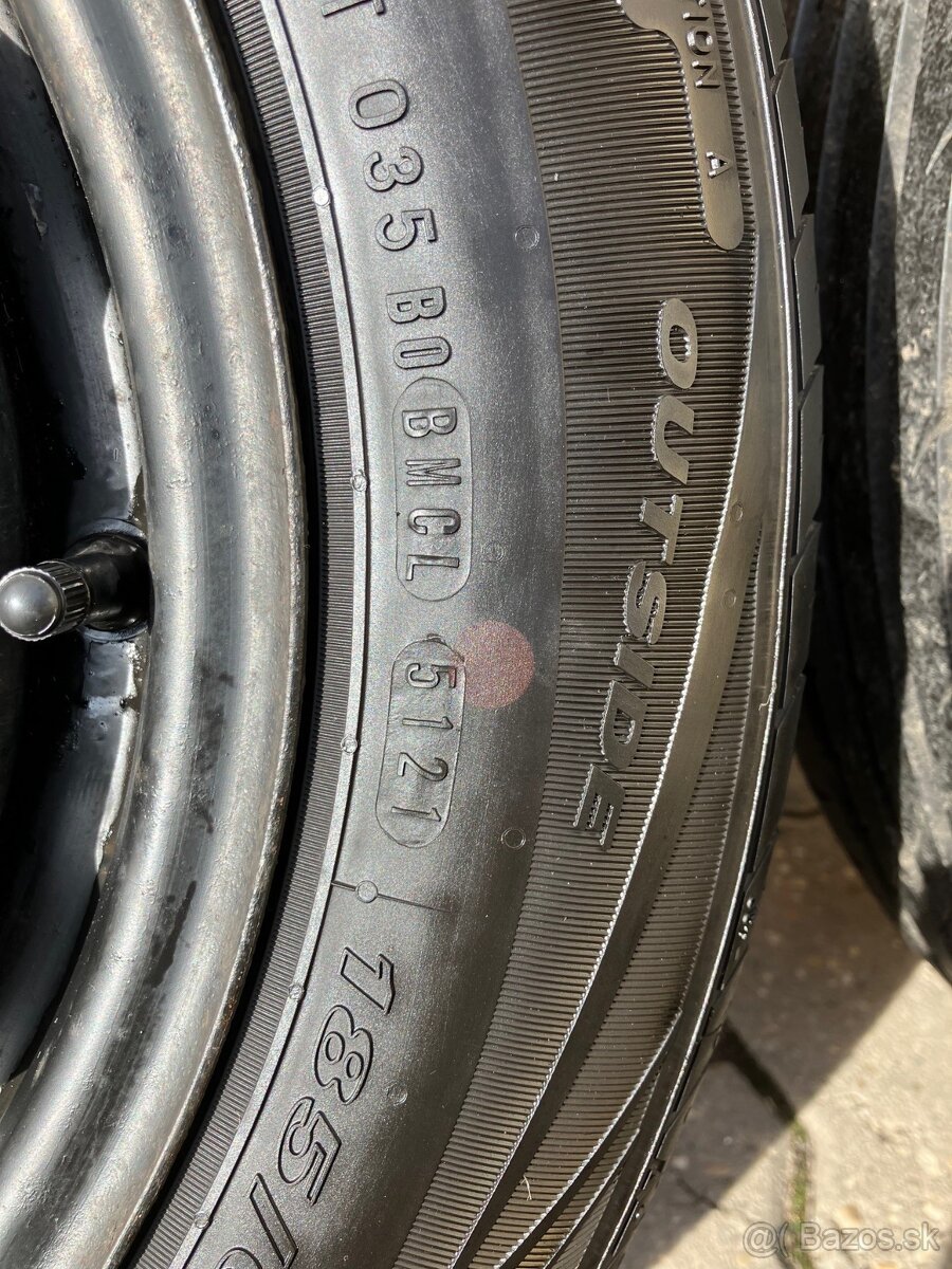 14" letná sada VW Polo 175/70R14 - 3