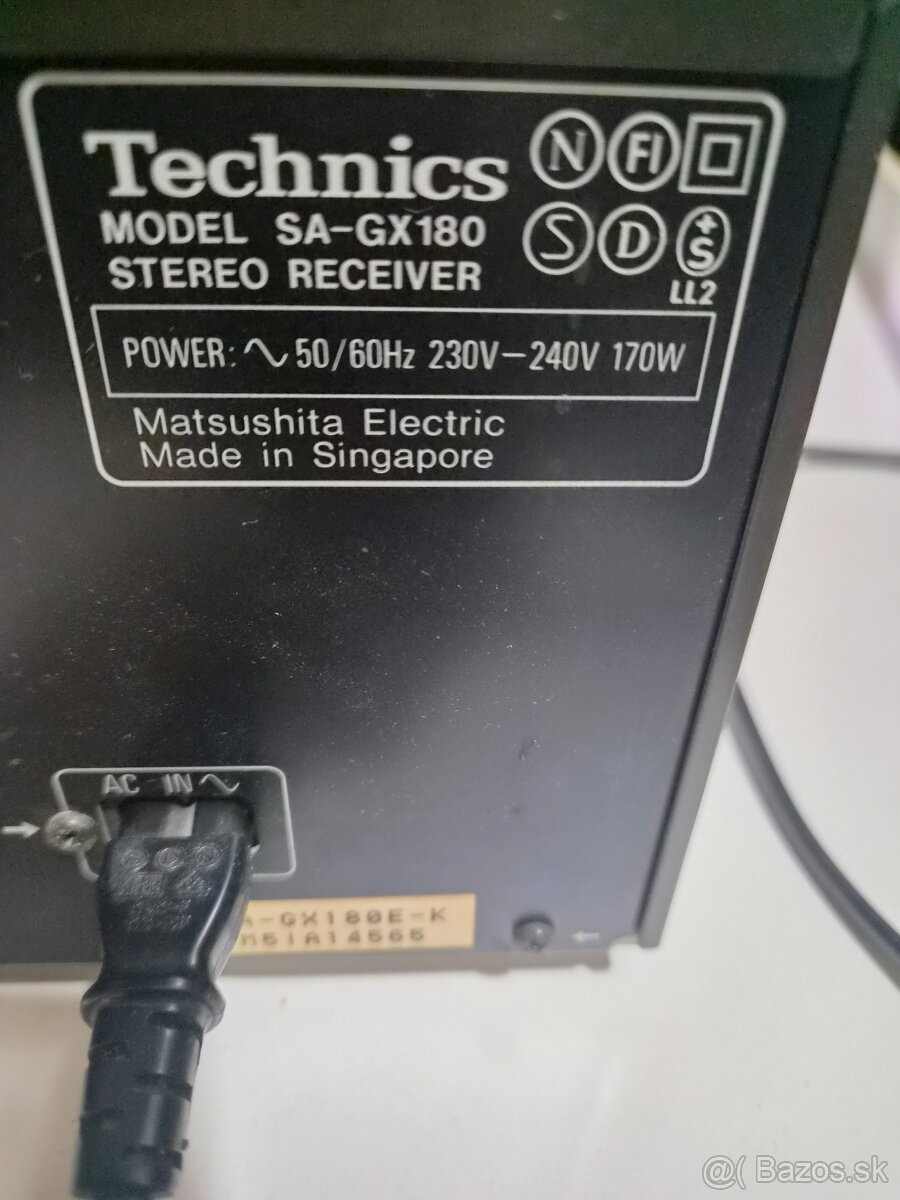 Technics SA-GX180 Stereo Receiver - 3