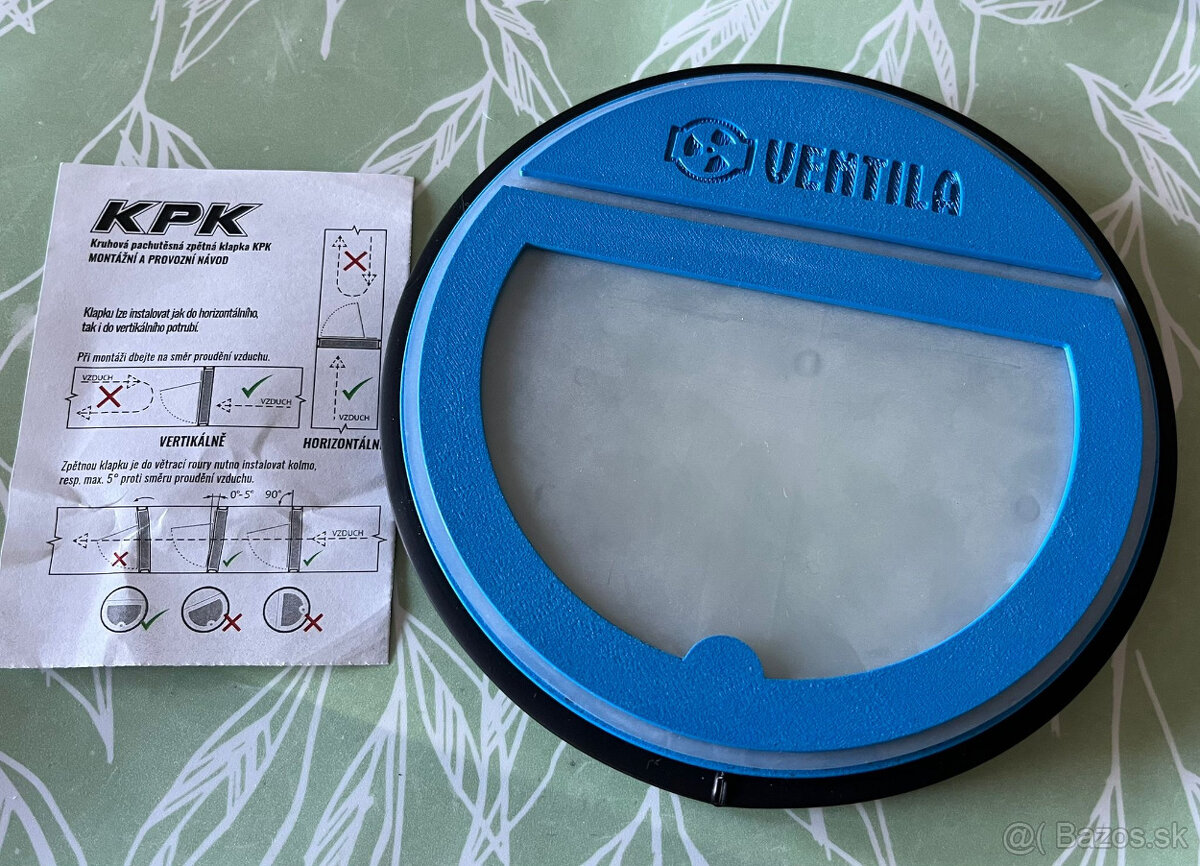 Spätná klapka Ventila KPK 150 - 3