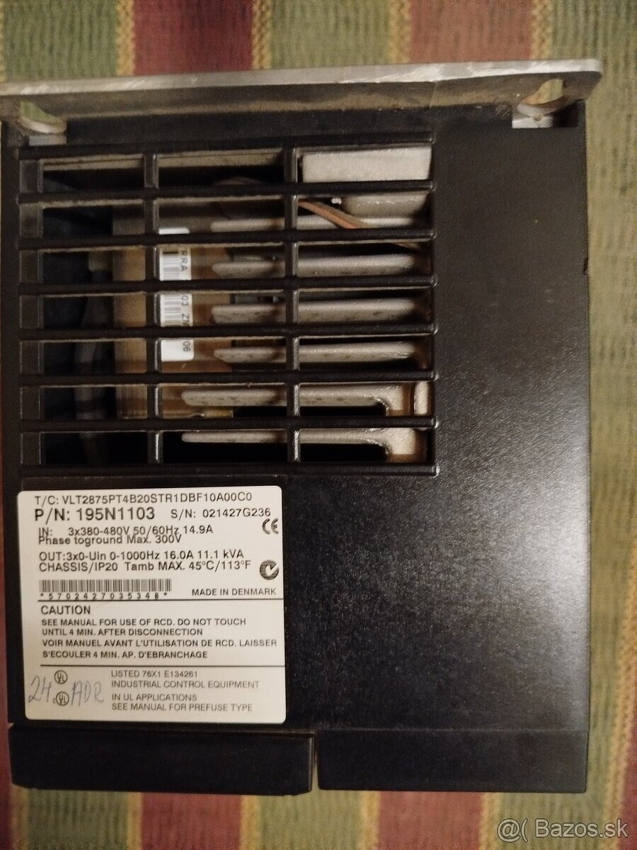 Frekvenčný menič 11.1 kw danfos 14.9A - 3