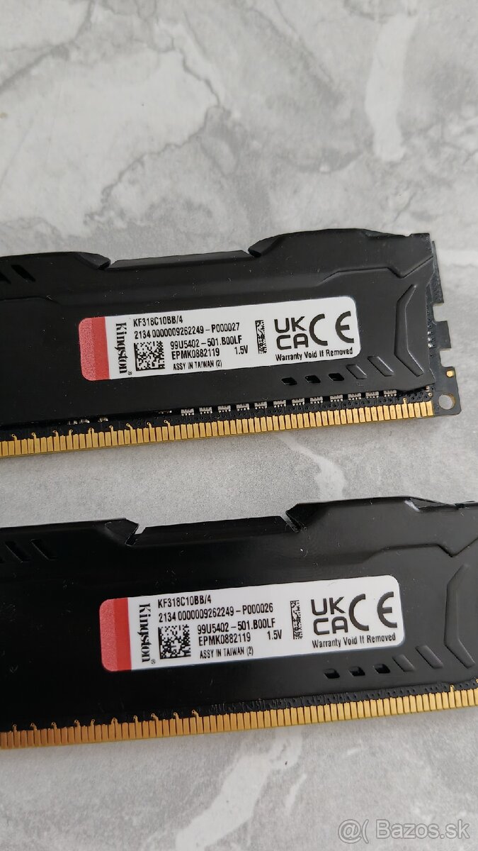 Kingston HyperX Fury + Fury Beast 16GB DDR3 - 3