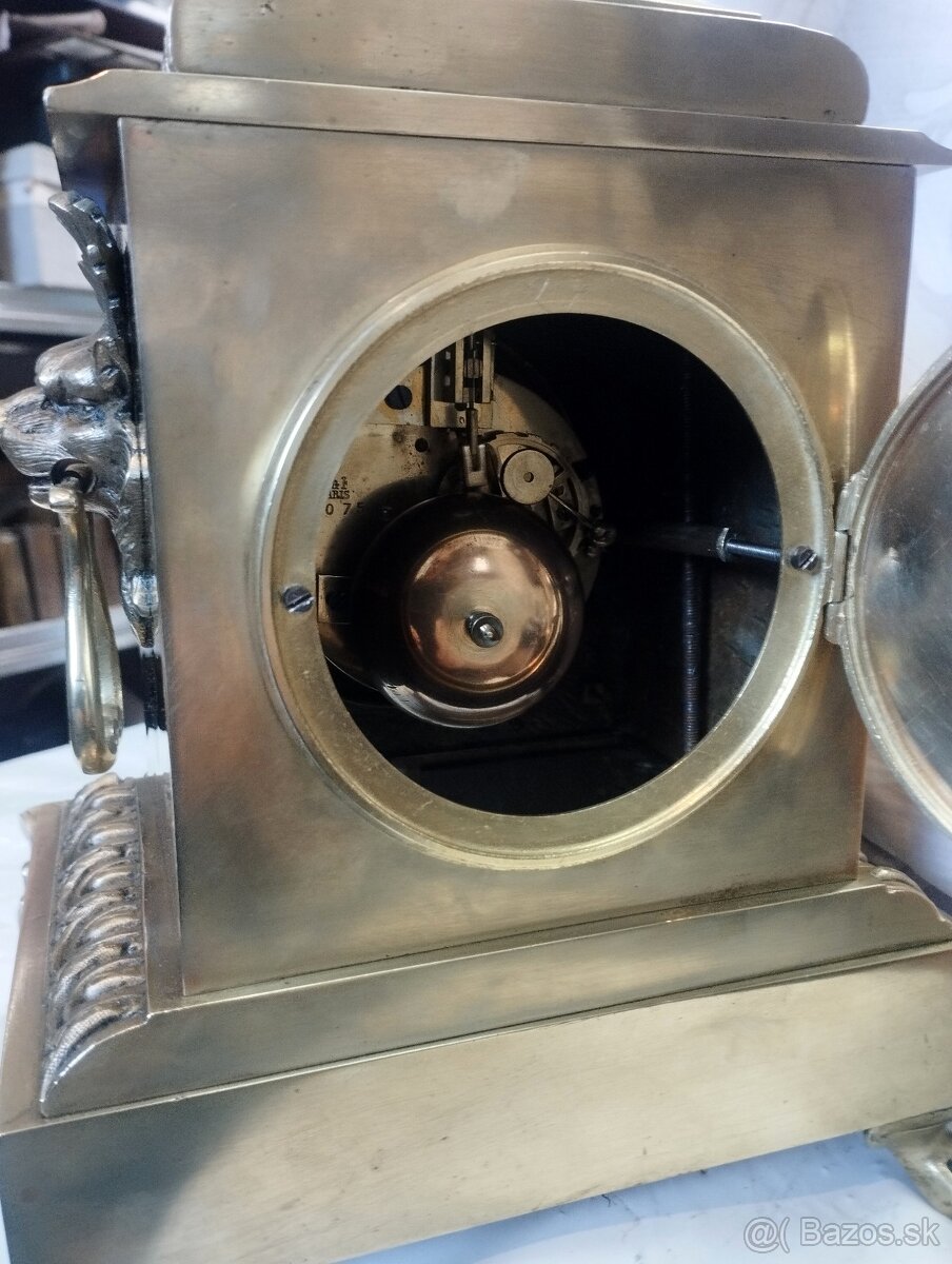 Francúzske figurálne starožitné hodiny - 3