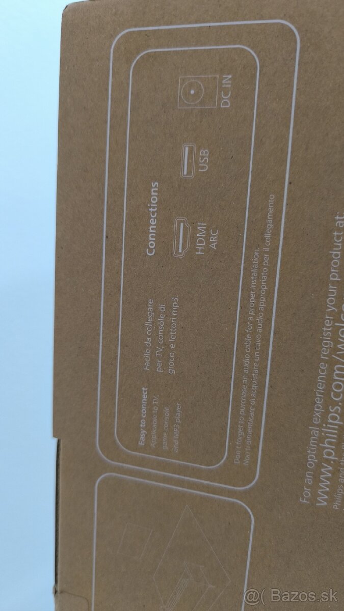 Soundbar Philips TAB4000 čierny NEROZBALENY - 3