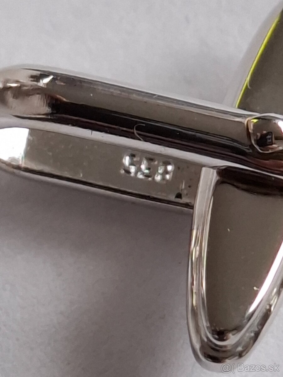 Strieborné manžetové gombíky - 3