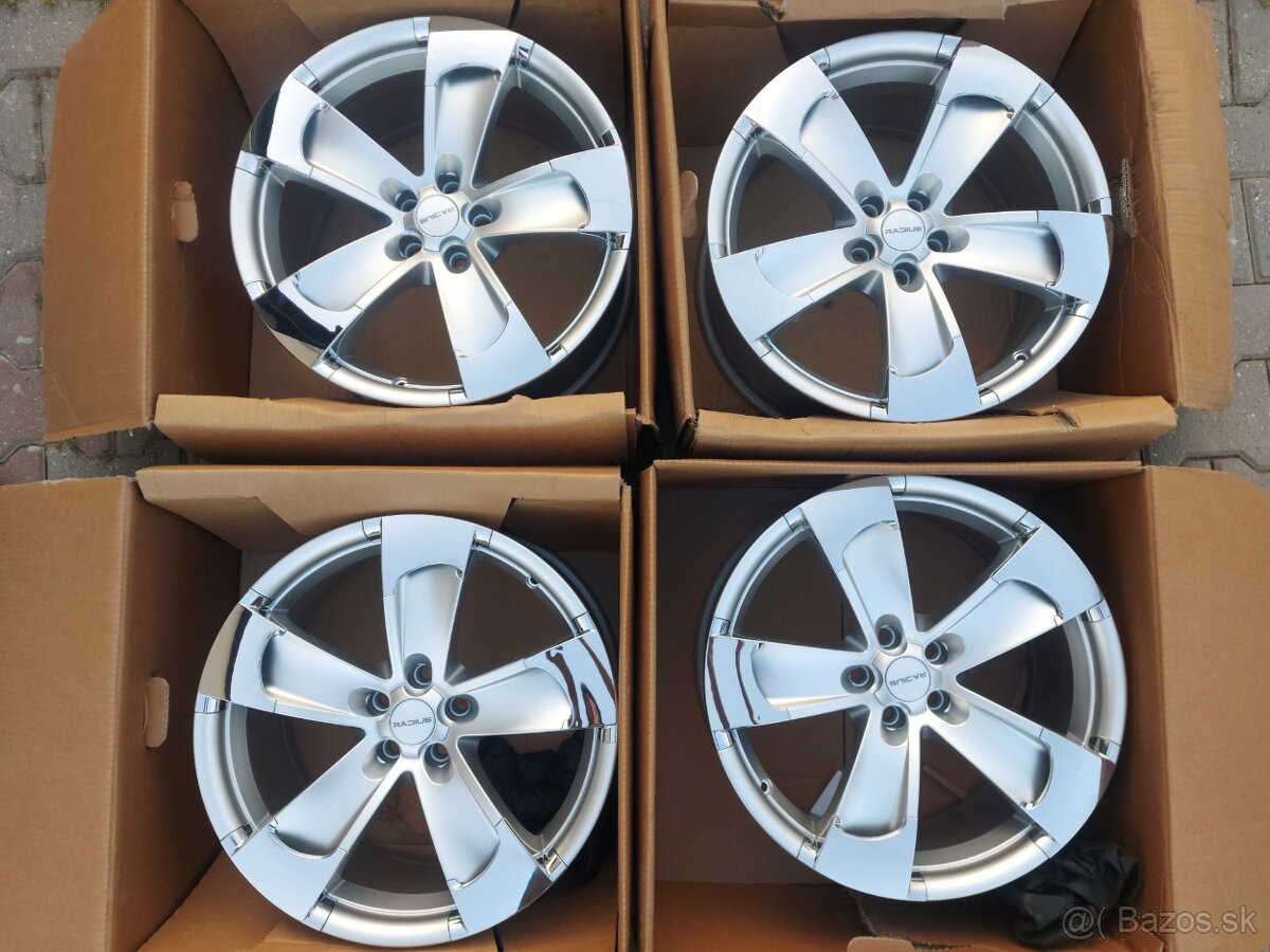 8Jx18 5x100 ET35 - kvalitné disky RADIUS - 3