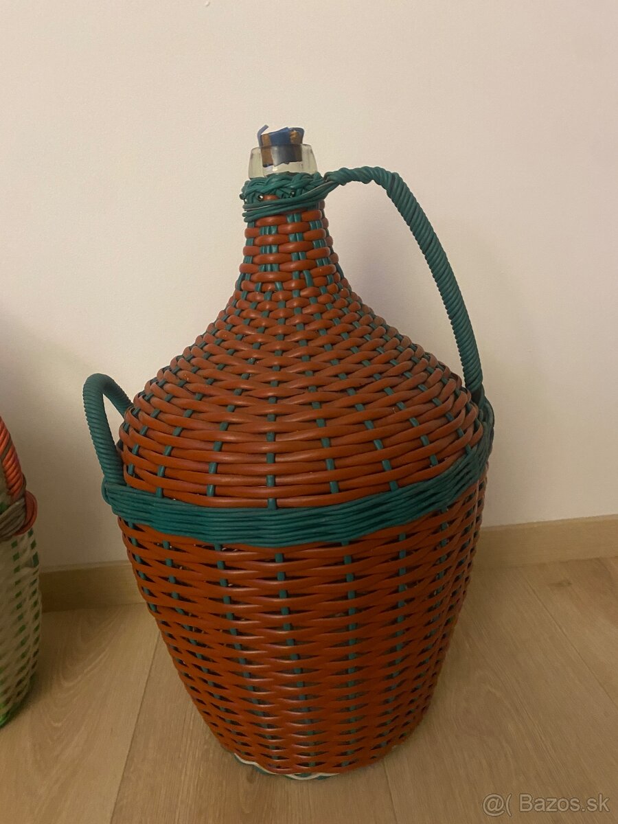 Pletené demižony - 3