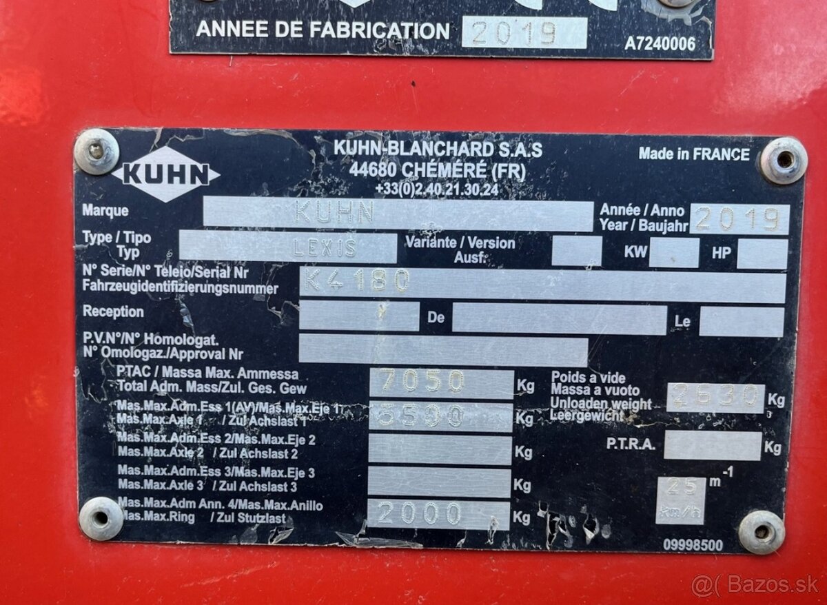 Postrekovač KUHN Lexis - 3