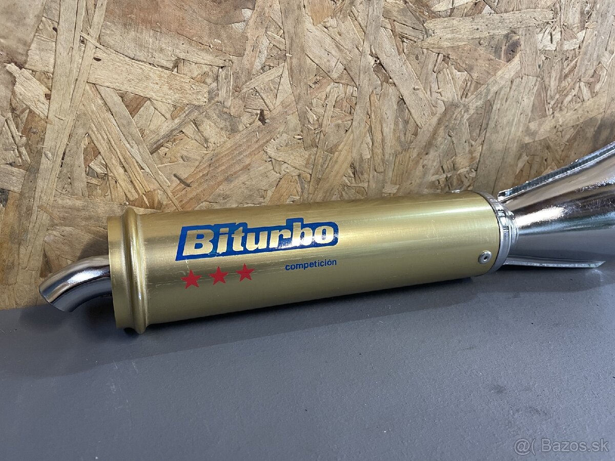 Ladený športový výfuk babetta biturbo- NOVÝ - 3