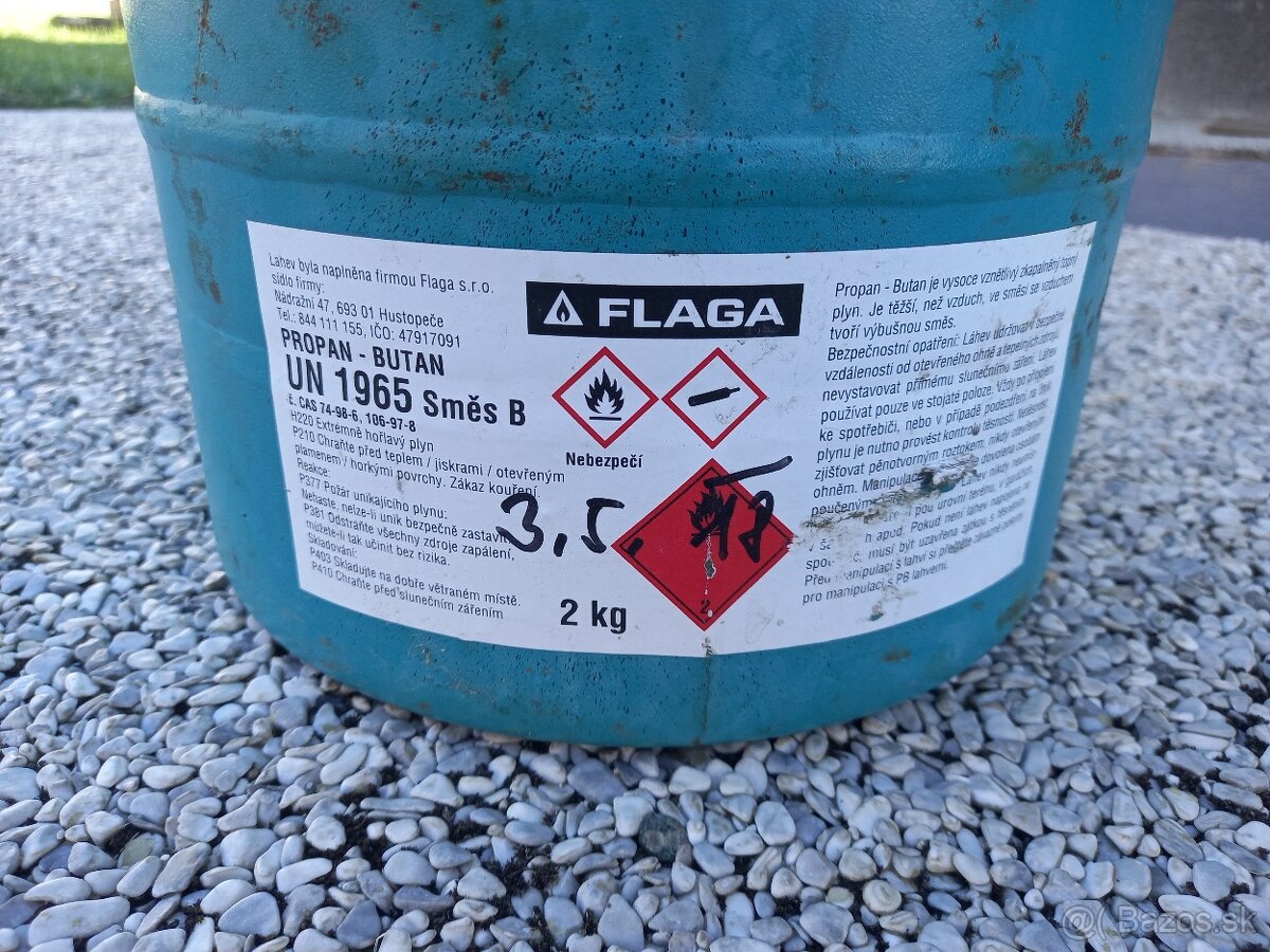 Propanbutánová fľaša - 3