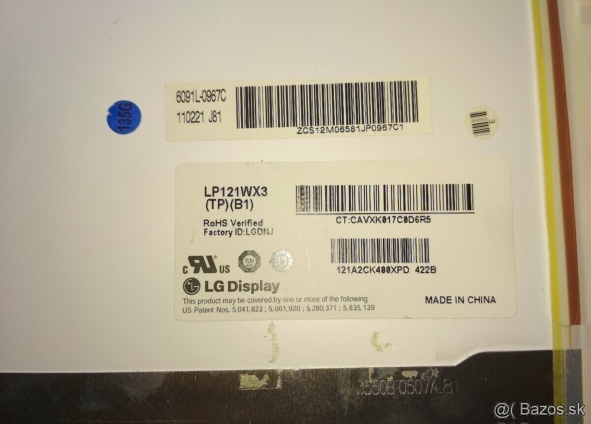 12.1" LED display LP121WX3 - 3