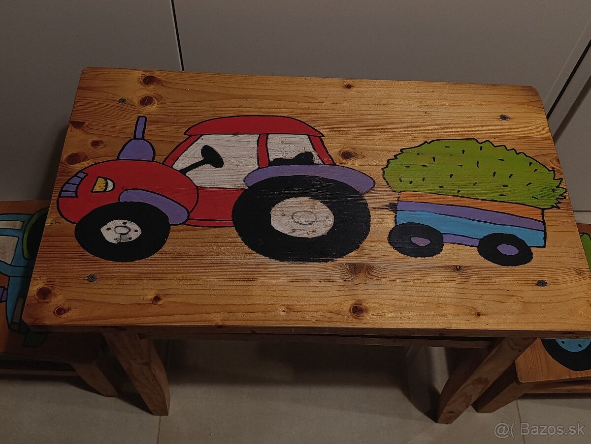 Detský stolík a stoličky - 3