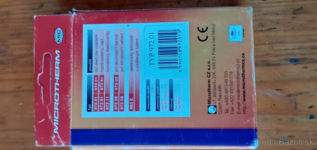 Izbovy termostat - 3