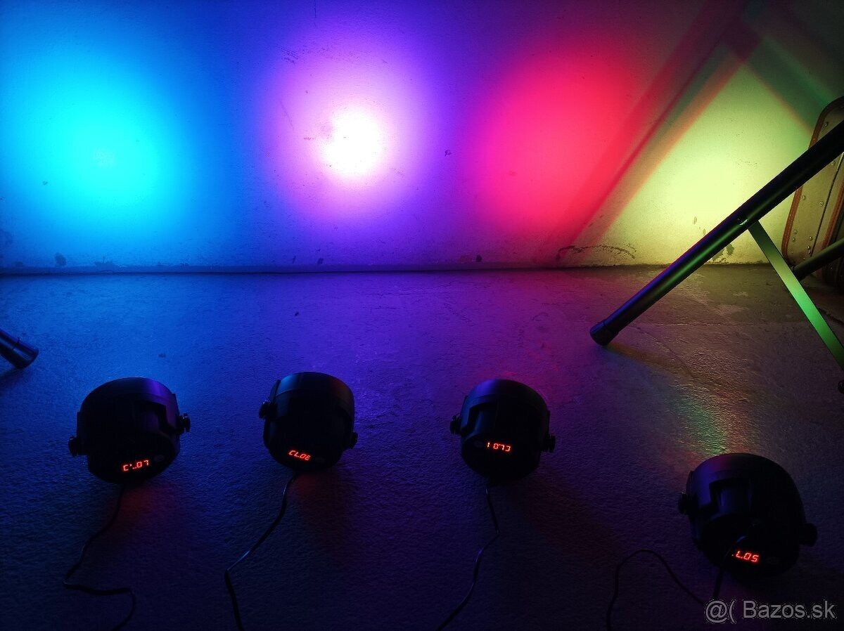 Nové LED par svetlá + rampa - 3