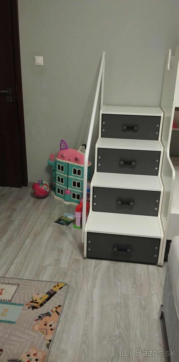 Detska poschodová postel s prístelkou max 3 - 3